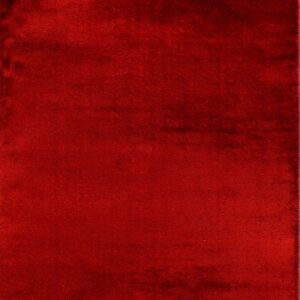 Covor pufos matase Super Shaggy Red