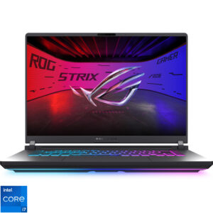 Laptop ASUS Gaming 16'' ROG Strix G16 G615JMR, 2.5K 240Hz, Procesor Intel® Core™ i7 14650HX (30M Cache, up to 5.20 GHz), 16GB DDR5, 512GB SSD, GeForce RTX 5060 8GB, No OS, Eclipse Gray
