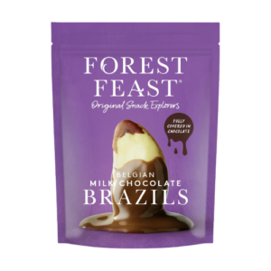 Nuci Braziliene invelite in Ciocolata Belgiana cu Lapte 120G Forest Feast