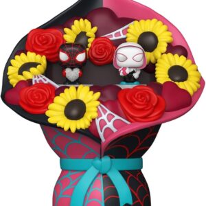 Set 2 figurine - Pop! Bitty Bouquet - Marvel: Miles Morales and Ghost Spider (Valentine)