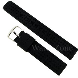 Curea Ceas Silicon Neagra Spot 18mm WZ1835