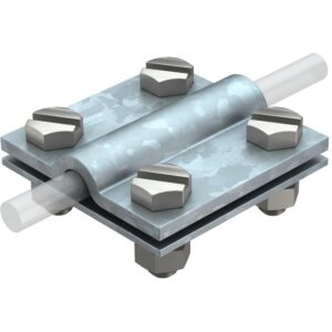 Piesa de legatura in cruce pentru conductori rotunzi si platbanda FT Obo 5312655