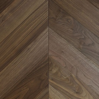 Parchet stratificat Nuc American Meribel 1 lamela Alpine chevron 600x120x14/3 mm HERALP-MER010