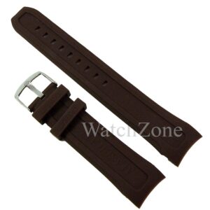 Curea ceas 22mm Silicon Maro Capete Curbate WZ1857