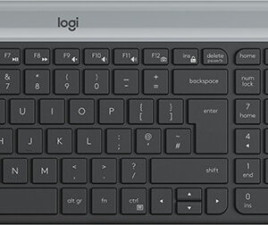 Kit periferice Logitech MK470 Slim Wireless Combo Graphite