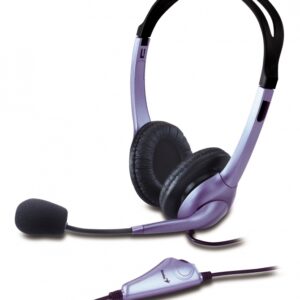 Casti GENIUS 'HS-04S' + microfon noise cancelling '31710025100' (include timbru verde 0.01 lei)