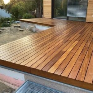 Deck cumaru neted  KD  20x70x1250-1550 mm  RW-D-CUM-70