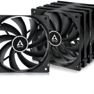 Ventilator ARCTIC AC F12 PWM Black Value 5-Pack