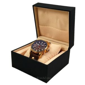 Cutie Pentru Un Ceas Piele Ecologica Neagra WZ245