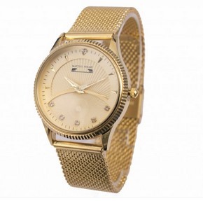 Ceas Dama Matteo Ferari Gold/Cream Elegant XVIII MF5811LG