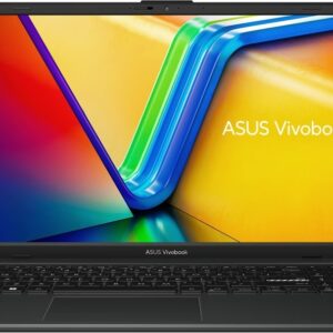 Laptop ASUS 15.6'' Vivobook Go 15 E1504FA, FHD, Procesor AMD Ryzen™ 5 7520U (4M Cache, up to 4.3 GHz), 8GB LPDDR5, 512GB SSD, AMD Radeon 610M, No OS, Mixed Black