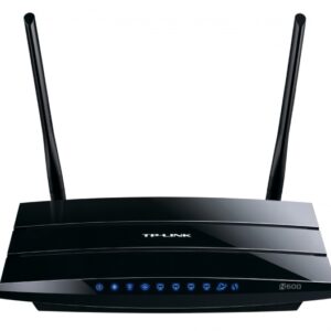 Router Wireless N600 Dual Band Gigabit (2.4Ghz 300Mbps si 5GHz 300Mbps simultan), TP-LINK TL-WDR3600