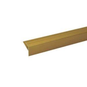 Profil aluminiu pentru treapta cu surub Auriu A60 40x22mm 2.7 m