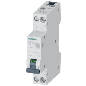 Siguranta automata 1P+N 20A curba C 6kA Siemens 5SL6020-7 / 5SY6020-7