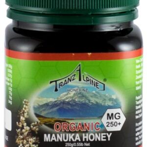 Miere bio de manuka, MG 250+ Tranz Alpine