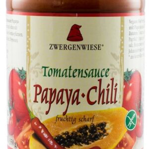 Sos bio de rosii cu papaya-chili, 340g Zwergenwiese
