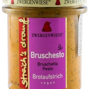 Crema tartinabila bio vegetala Bruschetta Pesto, 160g Zwergenwiese