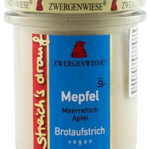Crema tartinabila bio vegetala Mepfel, 160g Zwergenwiese
