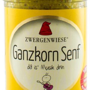Mustar bio cu seminte de mustar intregi, 160ml Zwergenwiese