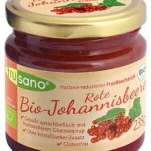 Gem bio de coacaze rosii, 235g Frusano