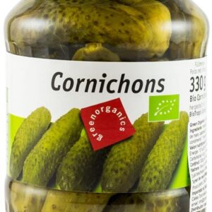 Castraveti murati bio, 330g / 190g Green Organics