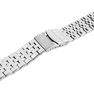 Bratara Argintie Lucioasa din Otel Inoxidabil 18mm - 26mm 8100066