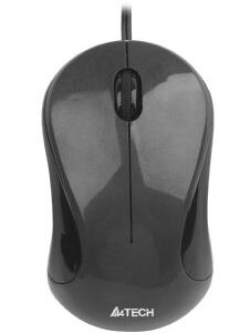 Mouse Optic USB A4TECH V-Track (N-320-1), wired cu 3 butoane si 1 rotita scroll, rezolutie 1000-2000dpi si cablu 60cm, Negru