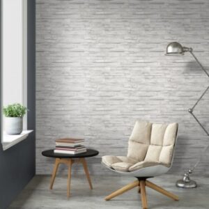 Tapet Komar Imitations 2 model imitație lemn cu efect 3D lavabil gri cod 10181-10 0.53m x 10m 50 mp/rola