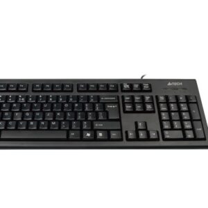 Kit tastatura+mouse USB A4TECH  (KR-8520D-USB), black, tastatura wired cu 104 taste si mouse wired cu 3 butoane si 1 rotita scroll, 620dpi