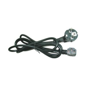 Cablu Alimentare cu priza Shuko cu impamantare si pini de 4.9mm, conector de 90grade, lungime cablu: 1.8m, bulk, Negru, GEMBIRD (PC-186A-VDE)