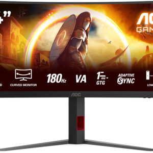 Monitor LED AOC Gaming AGON CU34G4 Curbat 34 inch UWQHD VA 0.5 ms 180 Hz HDR FreeSync Premium