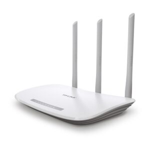 ROUTER 4 PORTURI WIRELESS 300Mbps 3T3R TP-LINK , 3 antene fixe (TL-WR845N)
