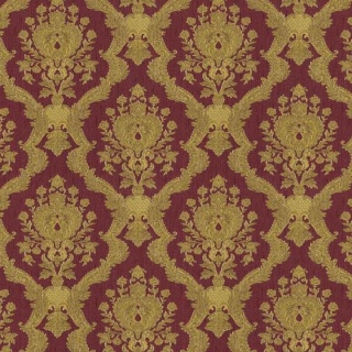 Tapet baroc floral visiniu auriu Delen cod Z72046