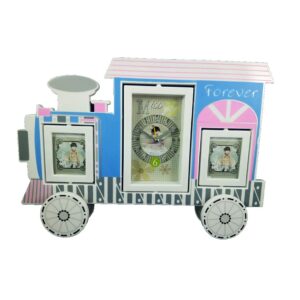 Ceas de Masa Copii cu Rama Foto Trenulet WZ2116