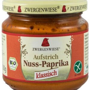 Crema tartinabila bio vegetala cu ardei si nuci caju, 200g Zwergenwiese