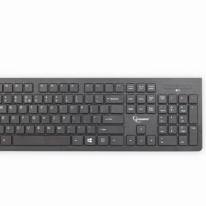 Kit tastatura+mouse Wireless GEMBIRD, US layout, black (KBS-WCH-01)