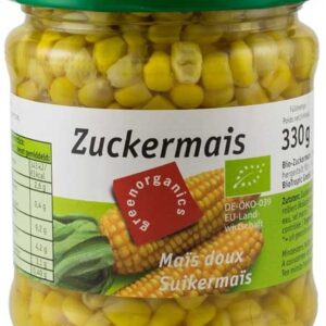 Porumb dulce Bio, 330g/230g GREEN ORGANICS