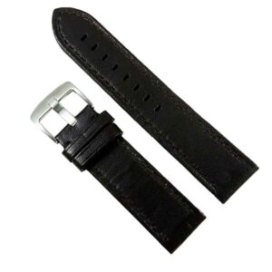 Curea Ceas Piele Naturala Maro Inchis 22mm Barrington WZ2181