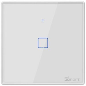 Intrerupator Smart cu Touch WiFi + RF 433 Sonoff T2EU1C TX, (1 canal) 6920075725711