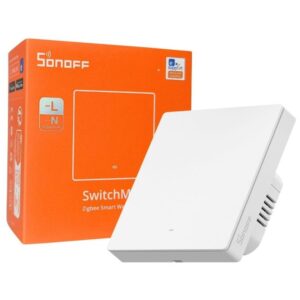 Intrerupator inteligent Sonoff ZBM5-1C-86W, 1 canal, 10A, Zigbee, Alb 6920075743067