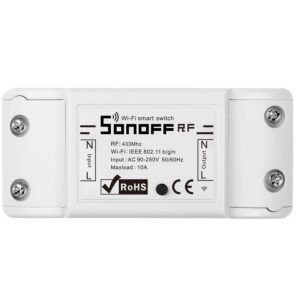 Releu wireless Sonoff Basic RF 433 Sonoff RFR2, 10A 6920075775709