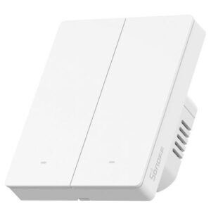 Intrerupator inteligent Sonoff M5-2C-80W, 2 canale, 10A, protocol Matter, alb 6920075777864