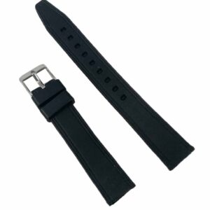 Curea Ceas Silicon Negru 16mm WZ2184