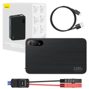 Starter auto Baseus Pro+ 1200A (negru) 6932172630256