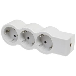 Prelungitor 3P 0m fara cordon standard 3x2P+T alb-gri Legrand 694573
