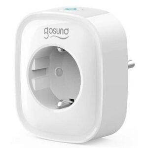 Priza inteligenta Gosund SP112, Wi-Fi, 16A, 2xUSB, monitorizare consum energie, compatibil Amazon Alexa, Google Assistant 6972391280030