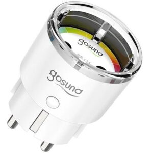 Priza inteligenta Gosund SP111, Wireless, 15A, monitorizare consum, protectie copii, compatibil Alexa si Google Assistant, Android/iOS 6972391280047 /