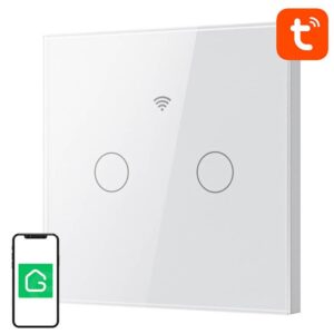 Intrerupator inteligent tactil WiFi Gosund SLS2 2 canale 6972391289644