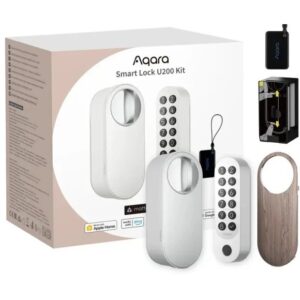 Incuietoare / Yala inteligenta Aqara U200 Kit, alba, Apple HomeKit, Matter6975833358120