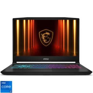 Laptop MSI Gaming 15.6'' Katana 15 HX B14WFK, QHD 165Hz, Procesor Intel® Core™ i7 14650HX (30M Cache, up to 5.20 GHz), 16GB DDR5, 512GB SSD, GeForce RTX 5060 8GB, Free DOS, Black